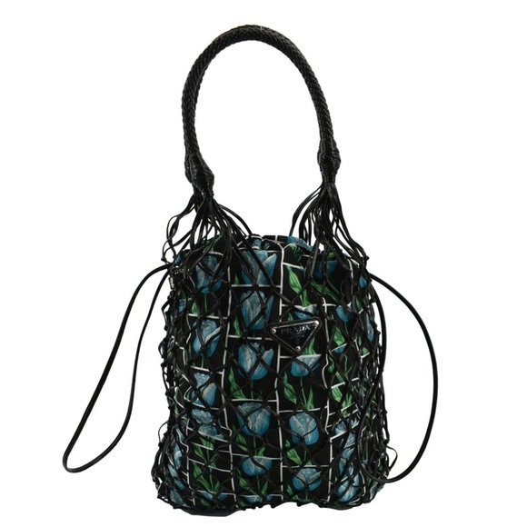 PRADARete Fabric Mesh Tote Bag Multicolor